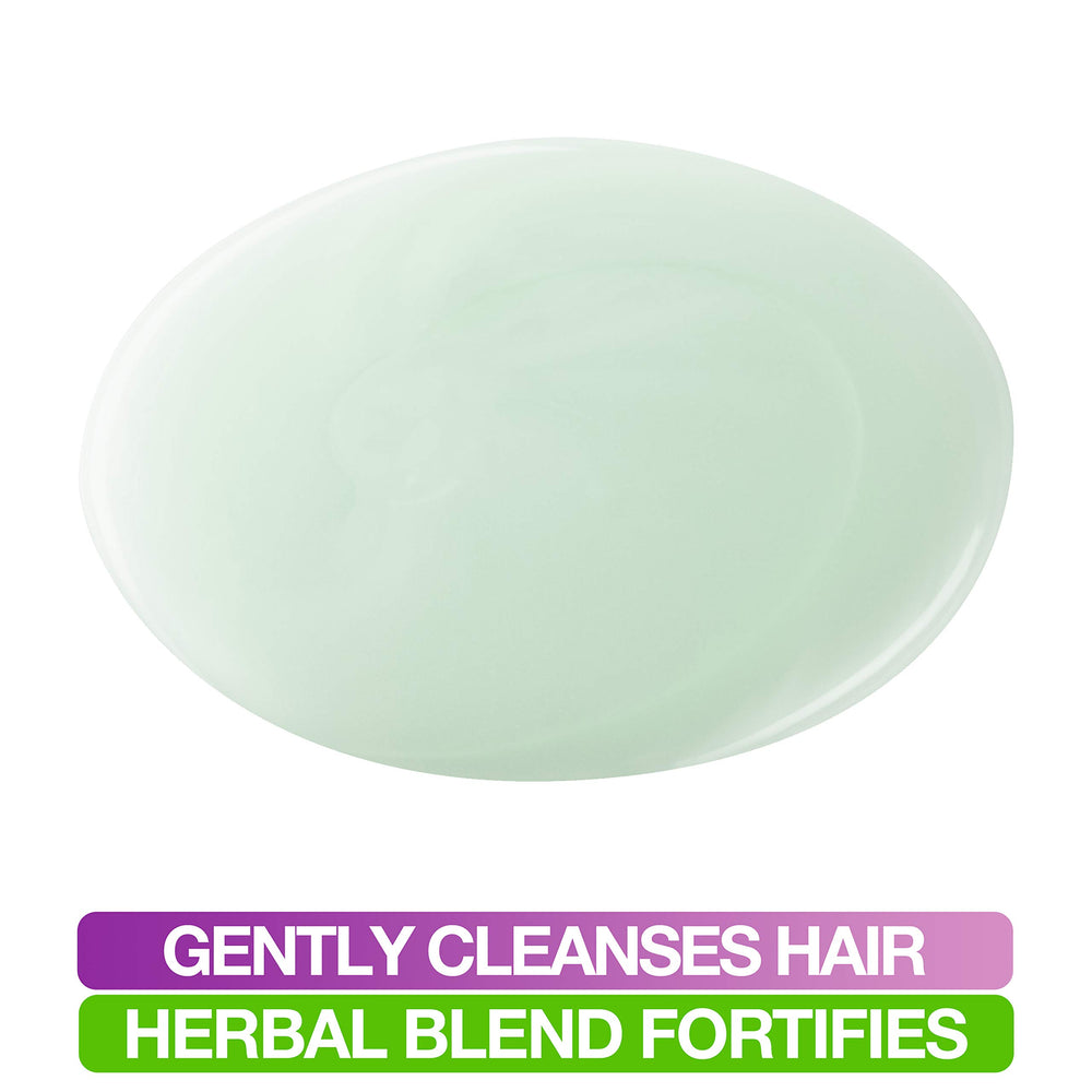 Mane 'n Tail Herbal Gro shiny hair after wash suggests healthy-looking result.