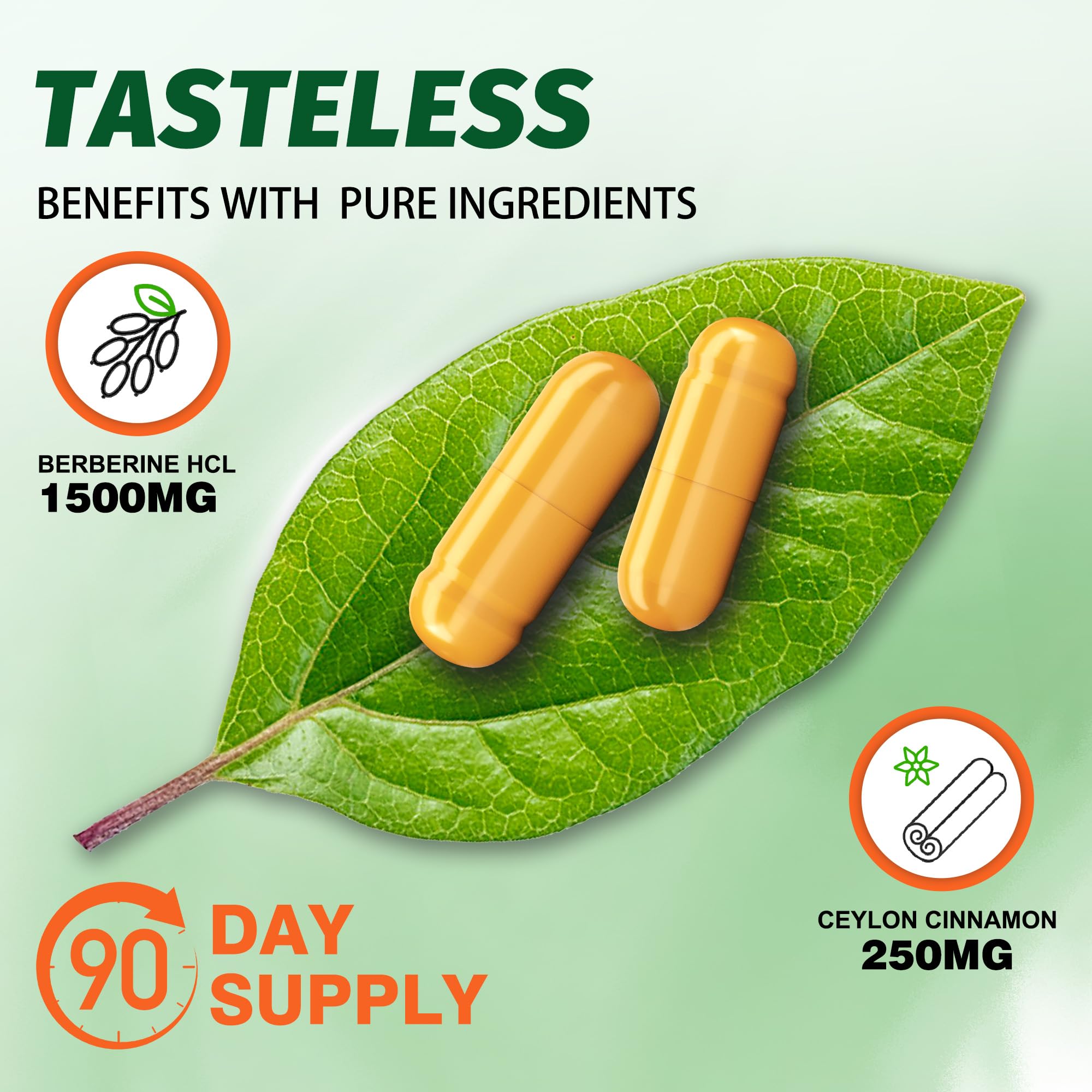Manewu Berberine capsules dispensing with cinnamon-bergamot for antioxidant support.