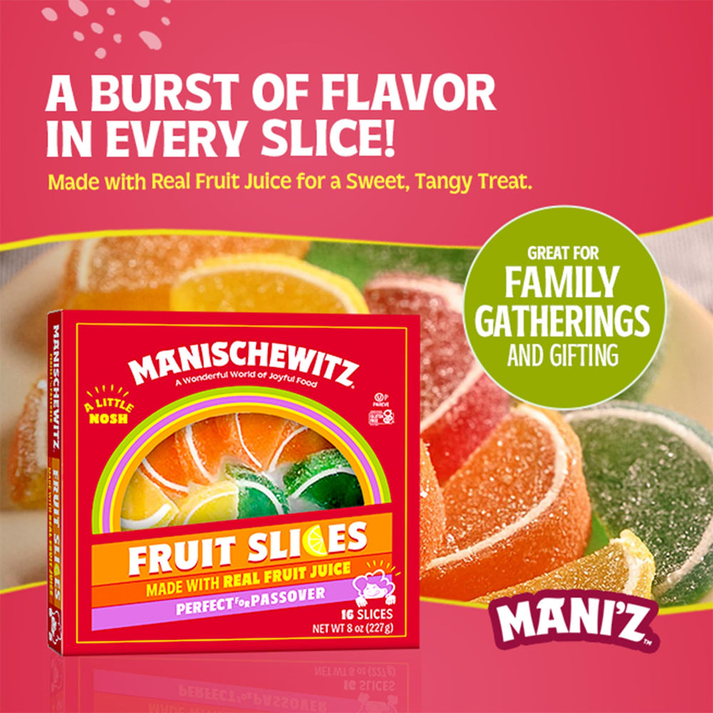 Manischewitz gluten-free candied fruit slices—kosher and gluten-free snack