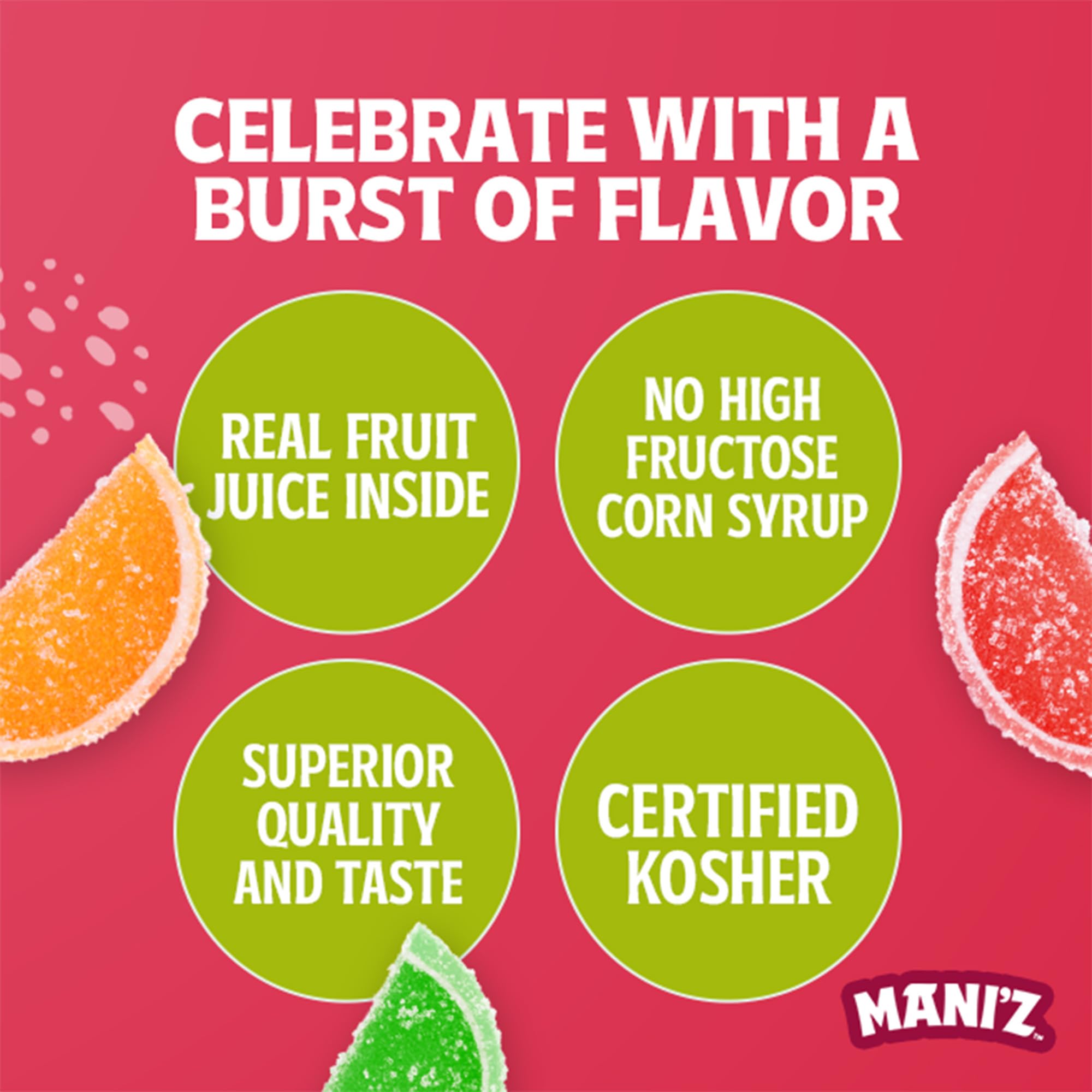 Manischewitz holiday fruit slices gift box ready for gifting and entertaining