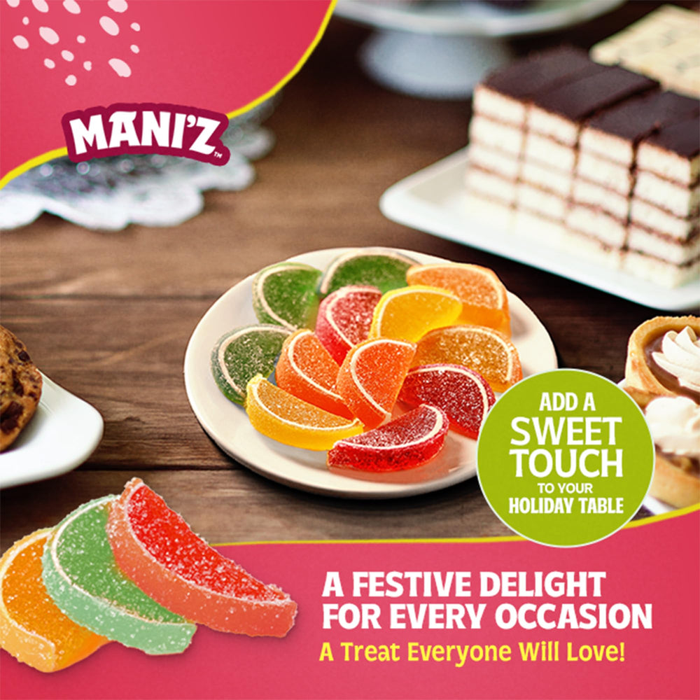 Manischewitz Kosher for Passover candied fruit slices in gift box