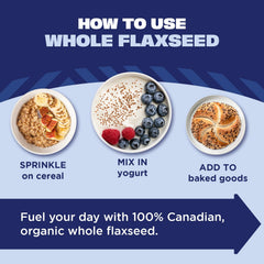 Manitoba Harvest flaxseed in yogurt adds texture and protein