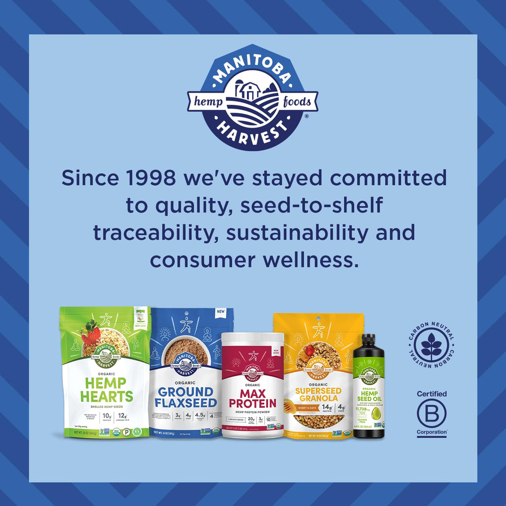 Manitoba Harvest organic flaxseed certifications signal quality