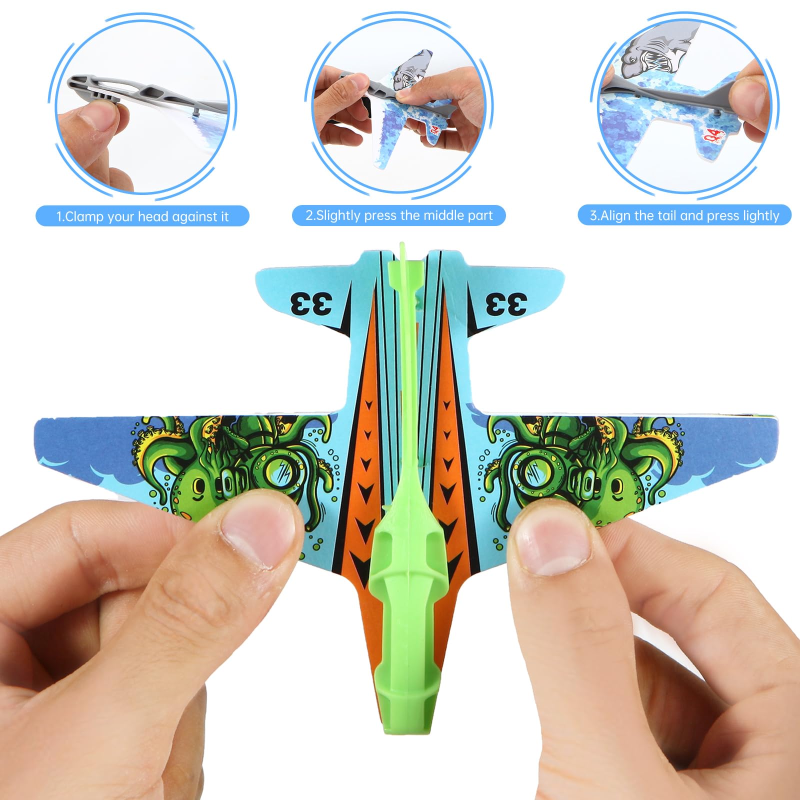 Manmel foam aircraft gliding up to 66 ft in real play.