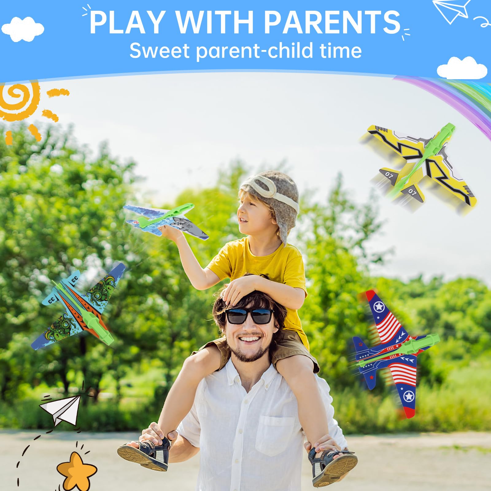 Manmel aviation-themed party favors for kids.