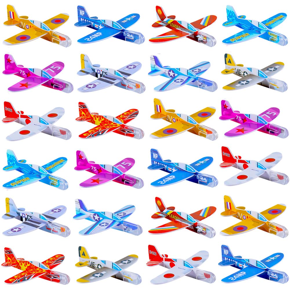 Manmel foam glider planes 50-pack for classroom prizes or party favors