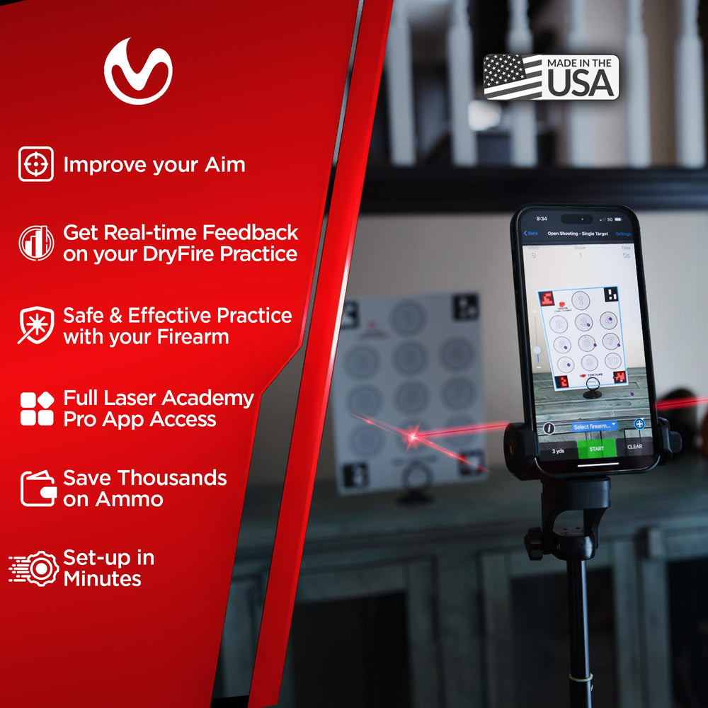 Mantis Laser Academy smart targets delivering precise feedback