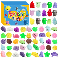 Mantyplay Mochi squishy toys bulk pack with assorted animals for tactile play.