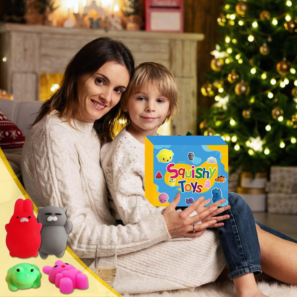 Mantyplay rainbow mochi squishies for bright sensory fun for kids.