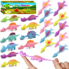 Mantyplay slingshot dinosaur finger toys in a colorful gift box for portable indoor or outdoor fun