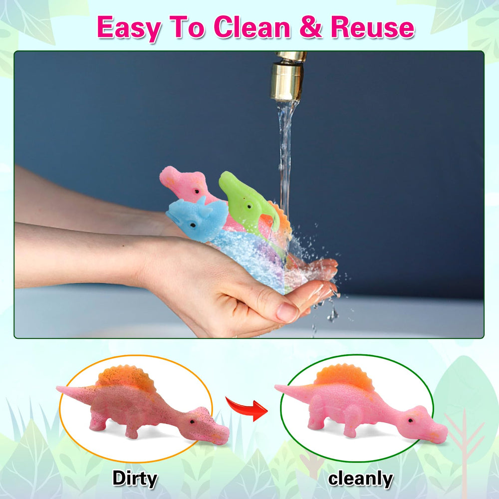 Mantyplay wall-sticker-friendly dino toy; suitable for walls at home or office.