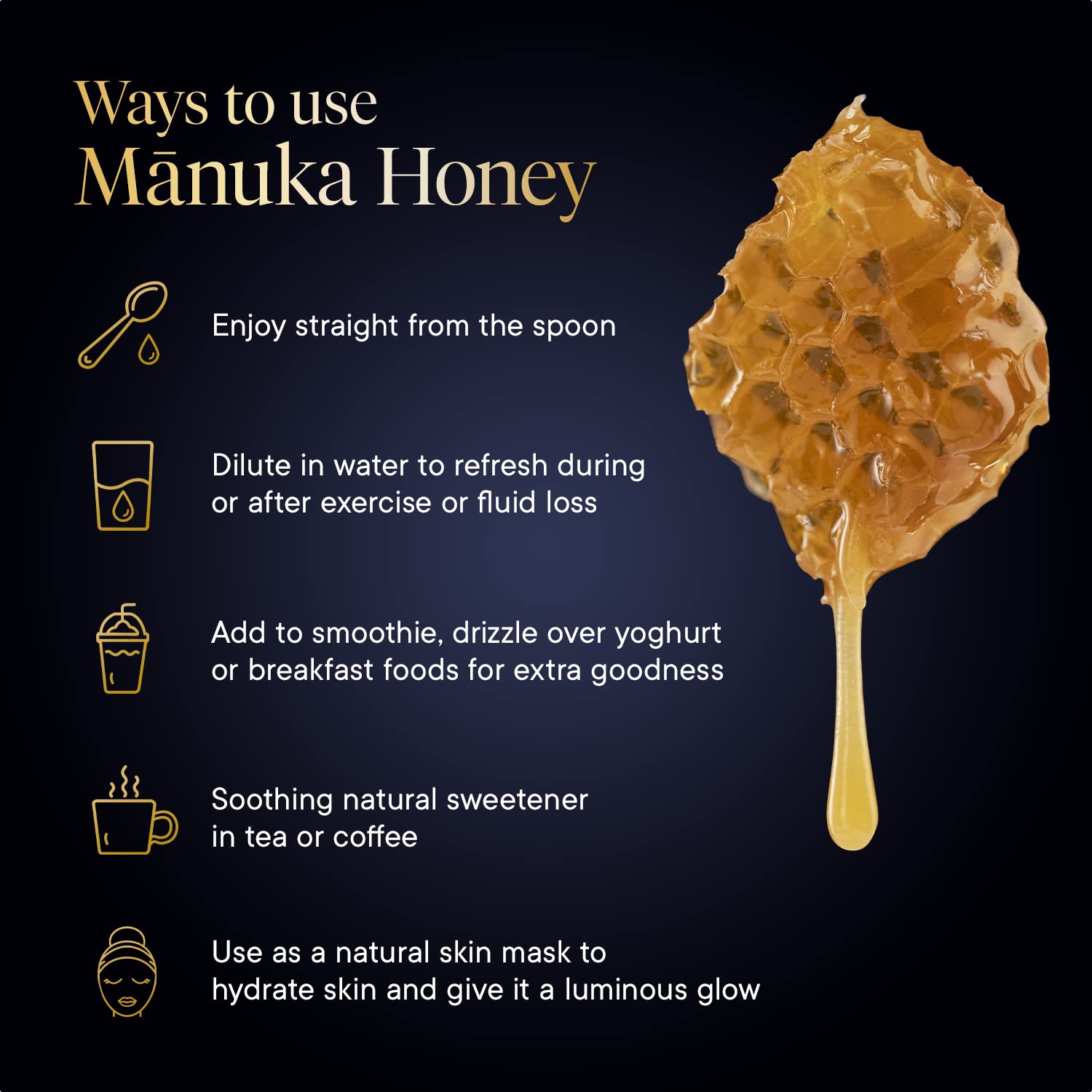 Manuka Health New Zealand origin stamp, fully traceable