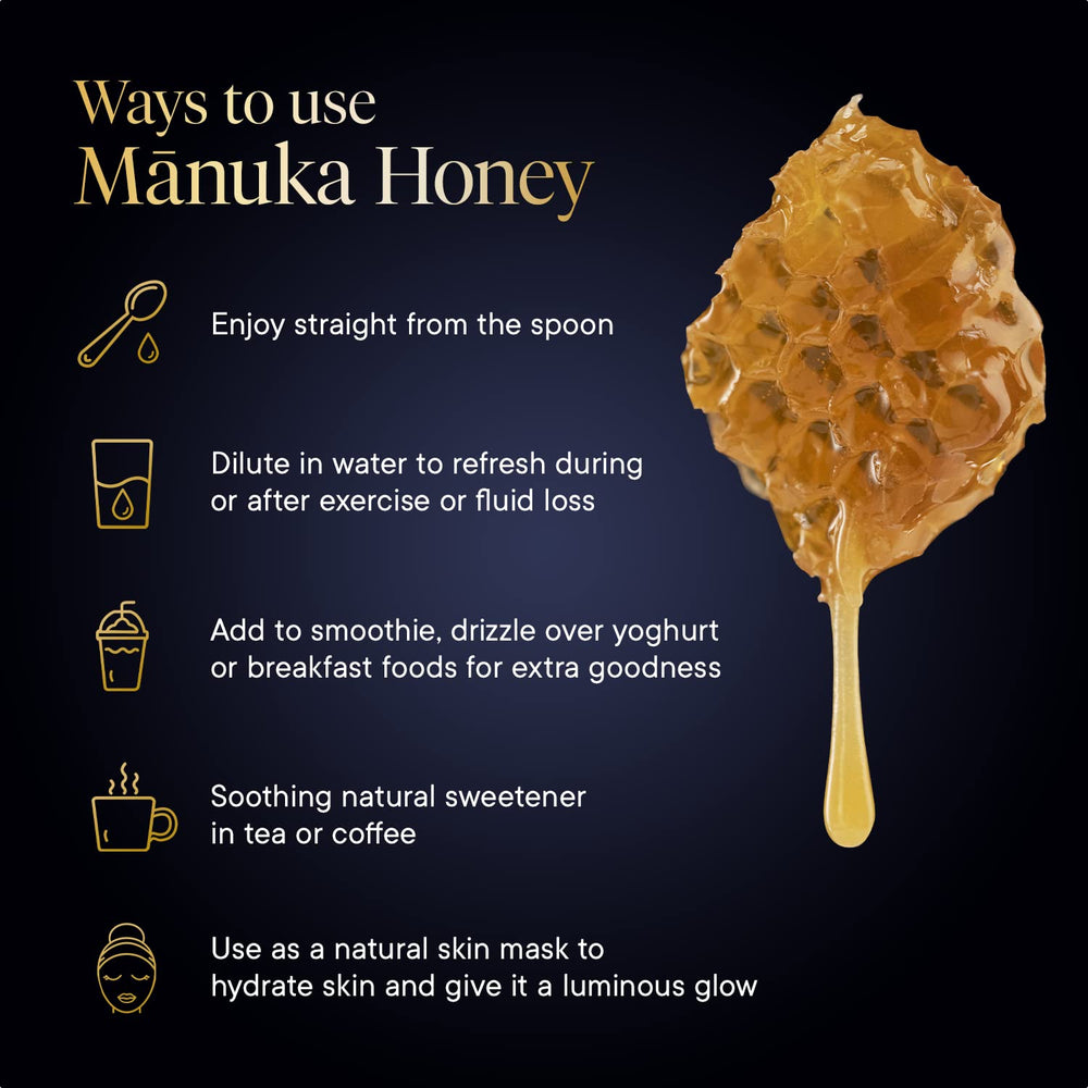Manuka Health New Zealand origin stamp, fully traceable