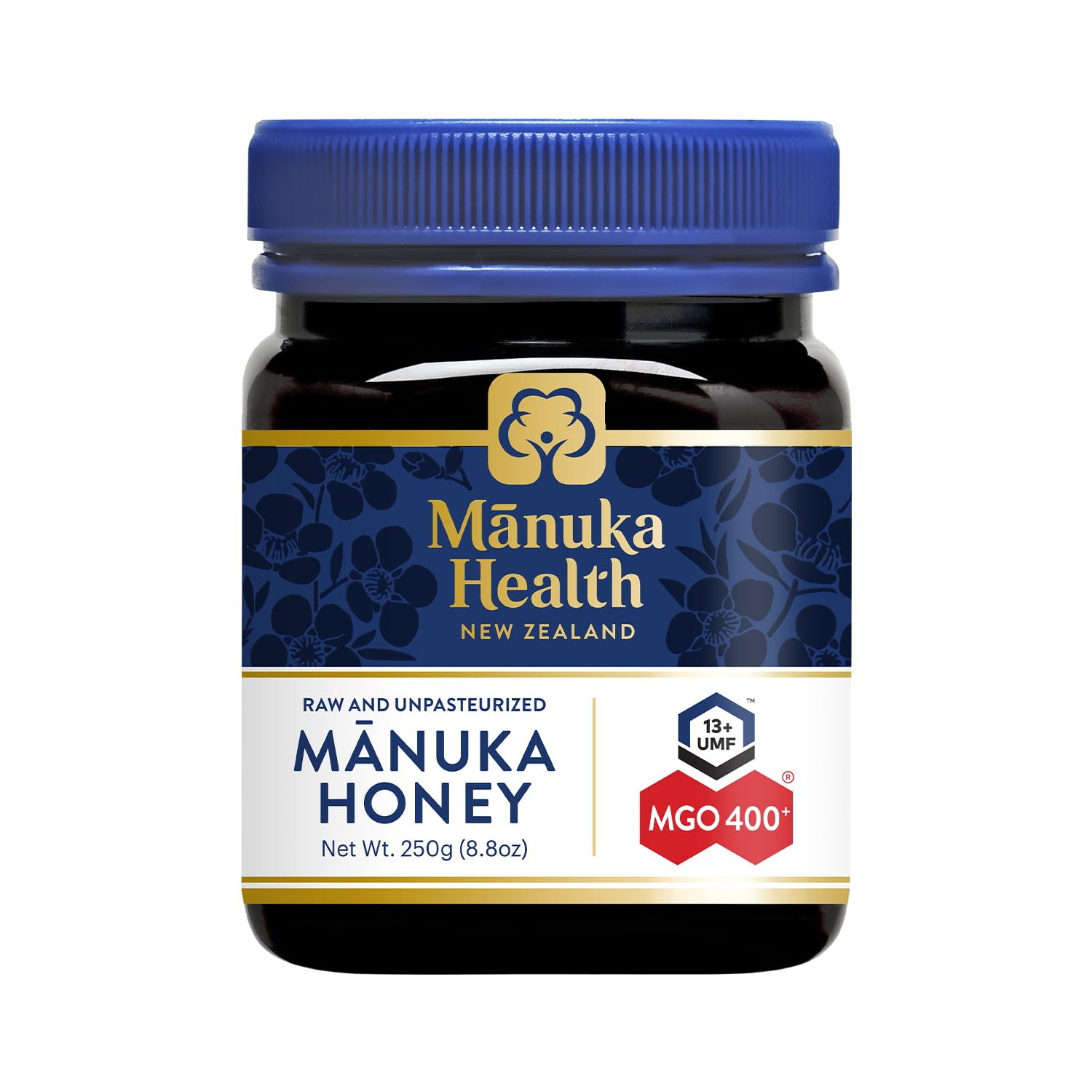 Manuka Health UMF 13+ jar view showing rich, creamy honey texture for everyday use