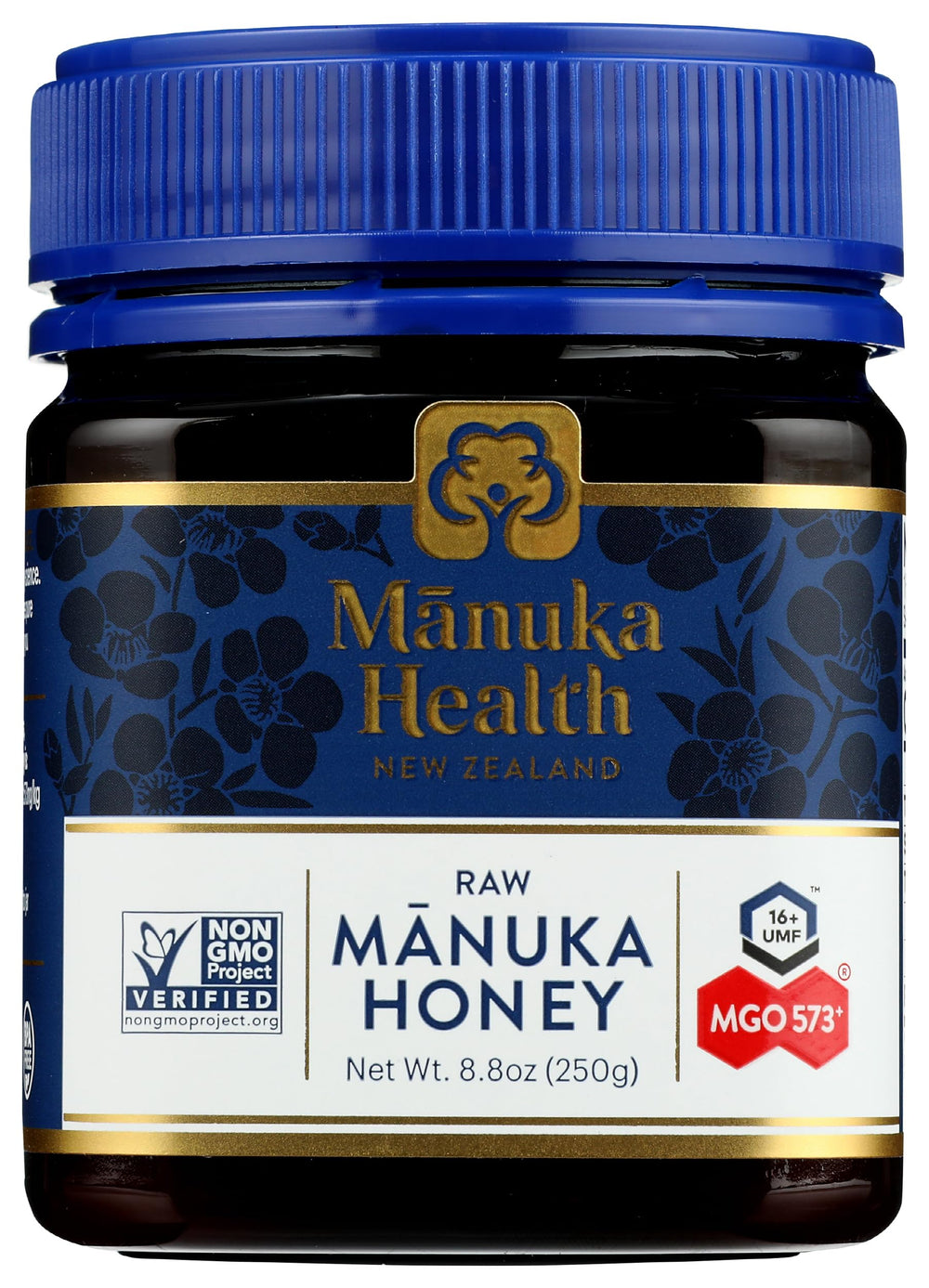 Manuka Health UMF 16+ QR code lid, traceable origin
