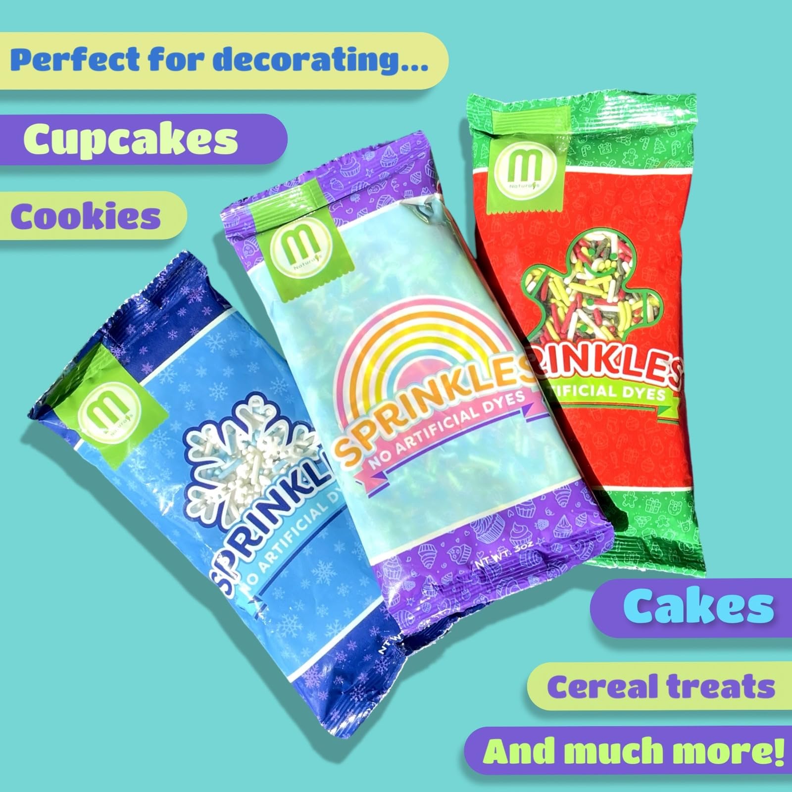 Manvscakes cookies cakes sprinkles brighten desserts with playful color