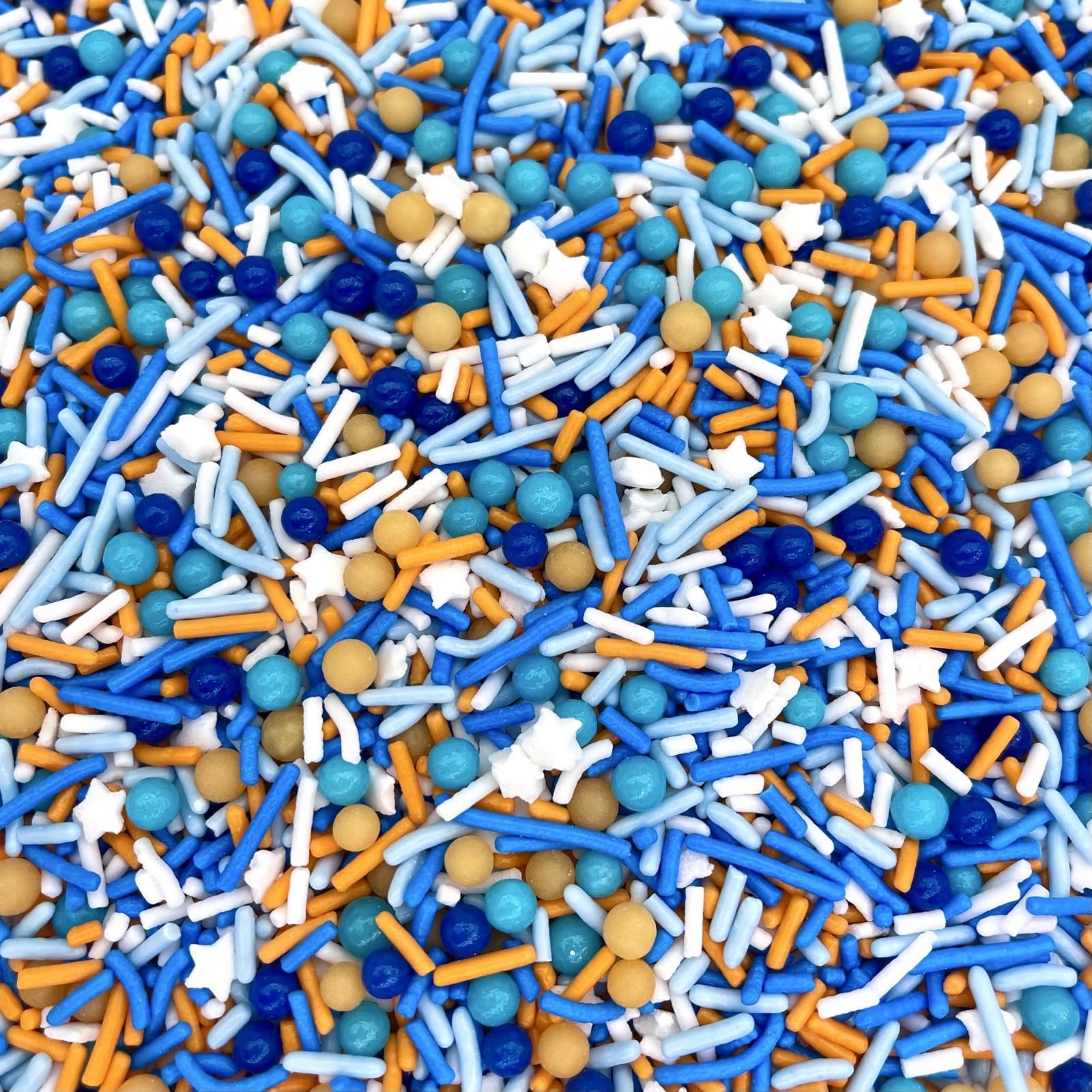 Manvscakes baby blue sprinkles on cookies for vibrant decoration