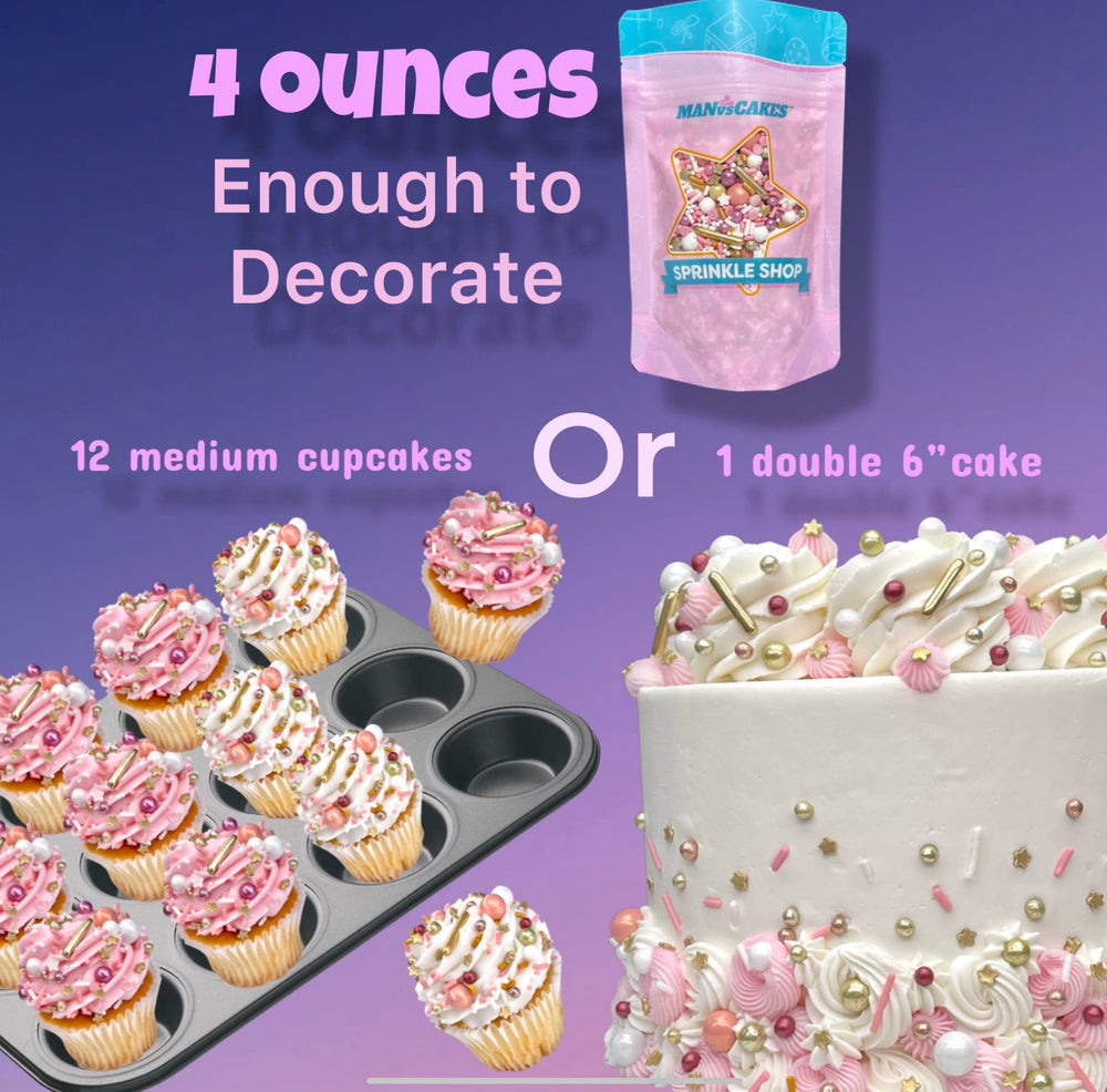 Manvscakes sprinkles cookies-baking-topping enhance cookies and pastries with color.