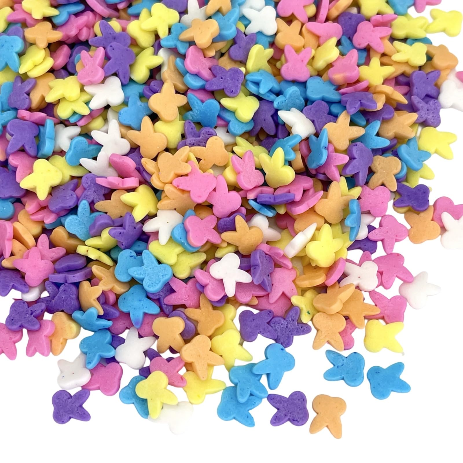Manvscakes 2.7 oz sprinkle mix adds color to chocolate desserts.