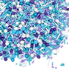 Manvscakes Sprinkles pink-confetti add playful color to celebrations.