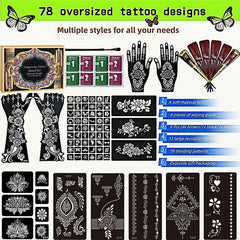 ManYan HaiYan manyanhaiyan kit features 78 designs for versatile body art