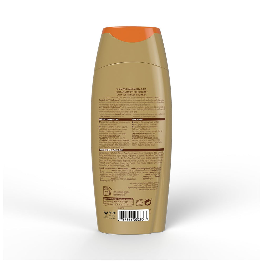 Grisi Manzanilla Gold scalp care focus promotes healthy roots