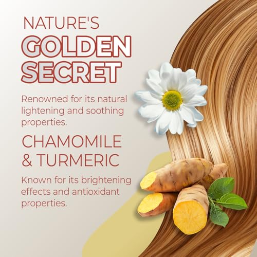 Grisi Manzanilla Gold turmeric accents evoke scalp vitality