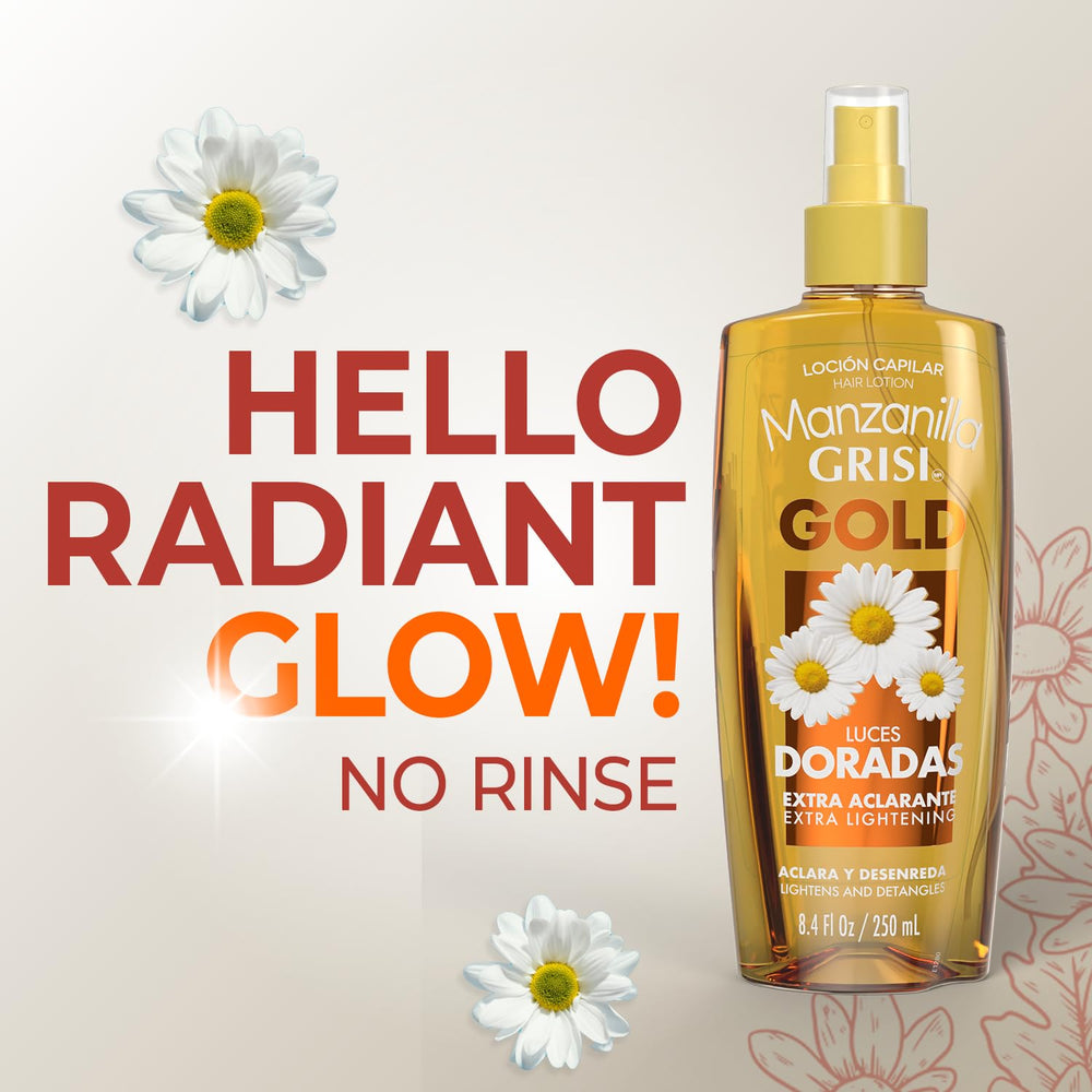 Model hair with Grisi Manzanilla Gold for natural highlights