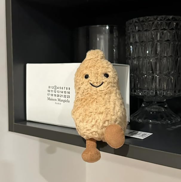 Maomoto peanut plush ready to display on shelf or bed