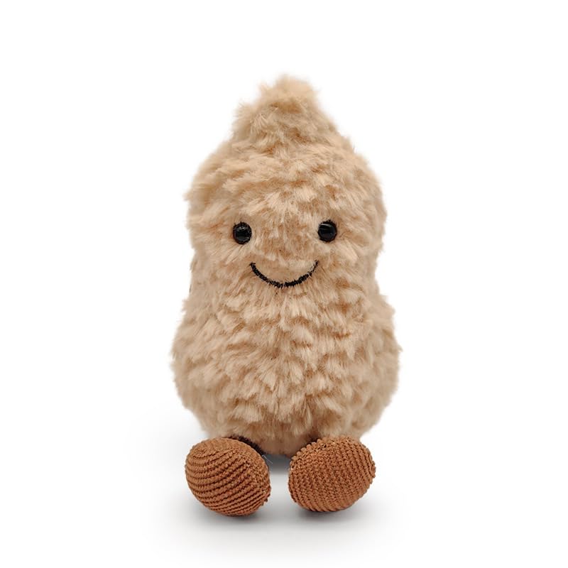 Maomoto Plush Peanut with a smiling face, ideal for cuddle time