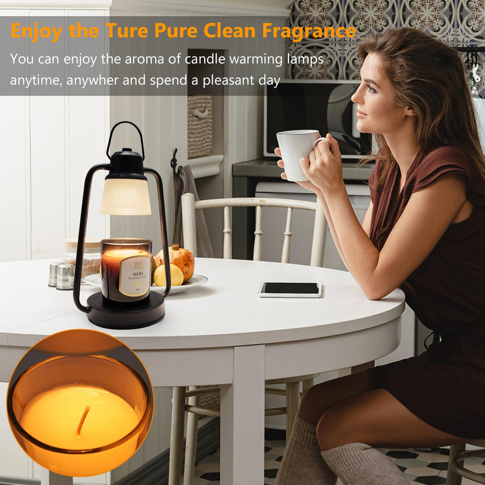 MAOYUE warm centerpiece in living room with jar candle