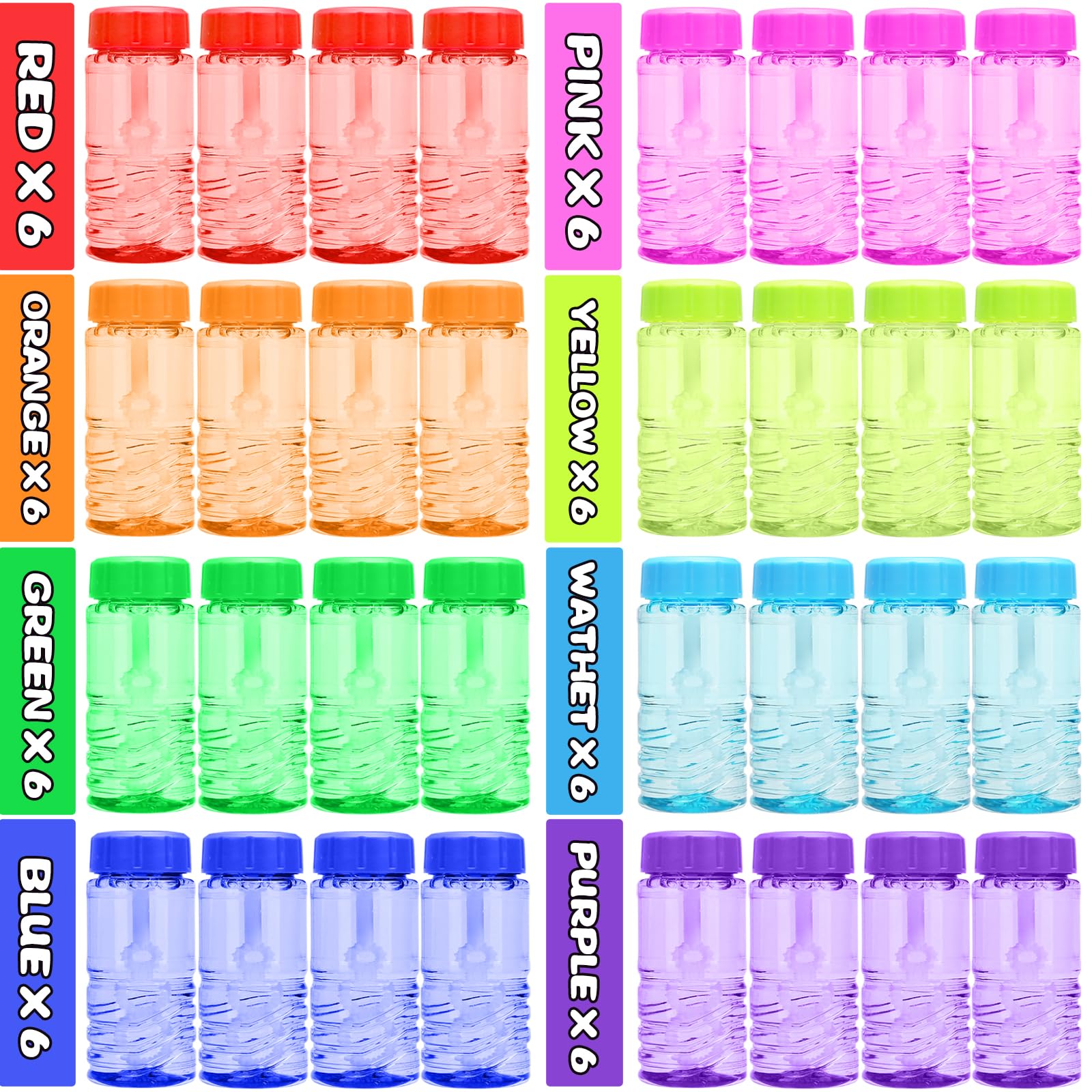MAPIXO 2oz bubble solution per bottle for quick fun