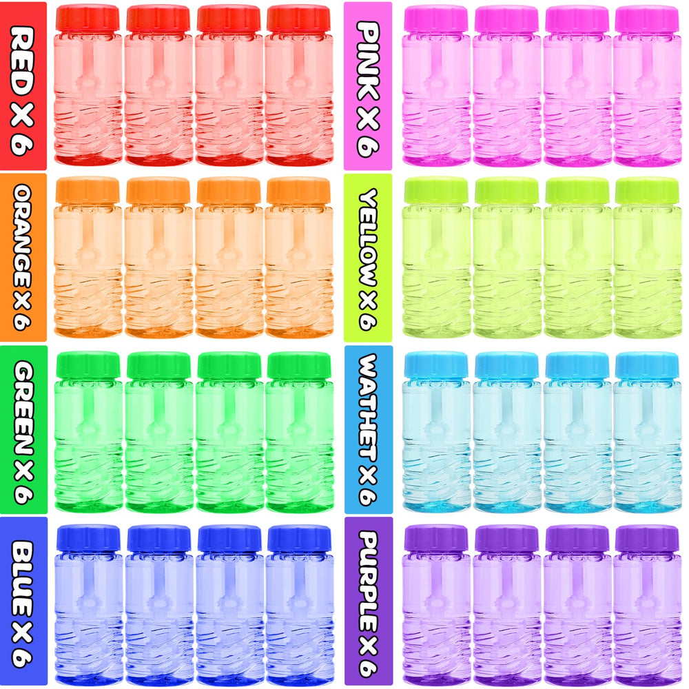 MAPIXO 2oz bubble solution per bottle for quick fun