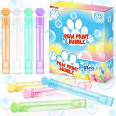 Mapixo kids blowing bubbles create lively outdoor fun