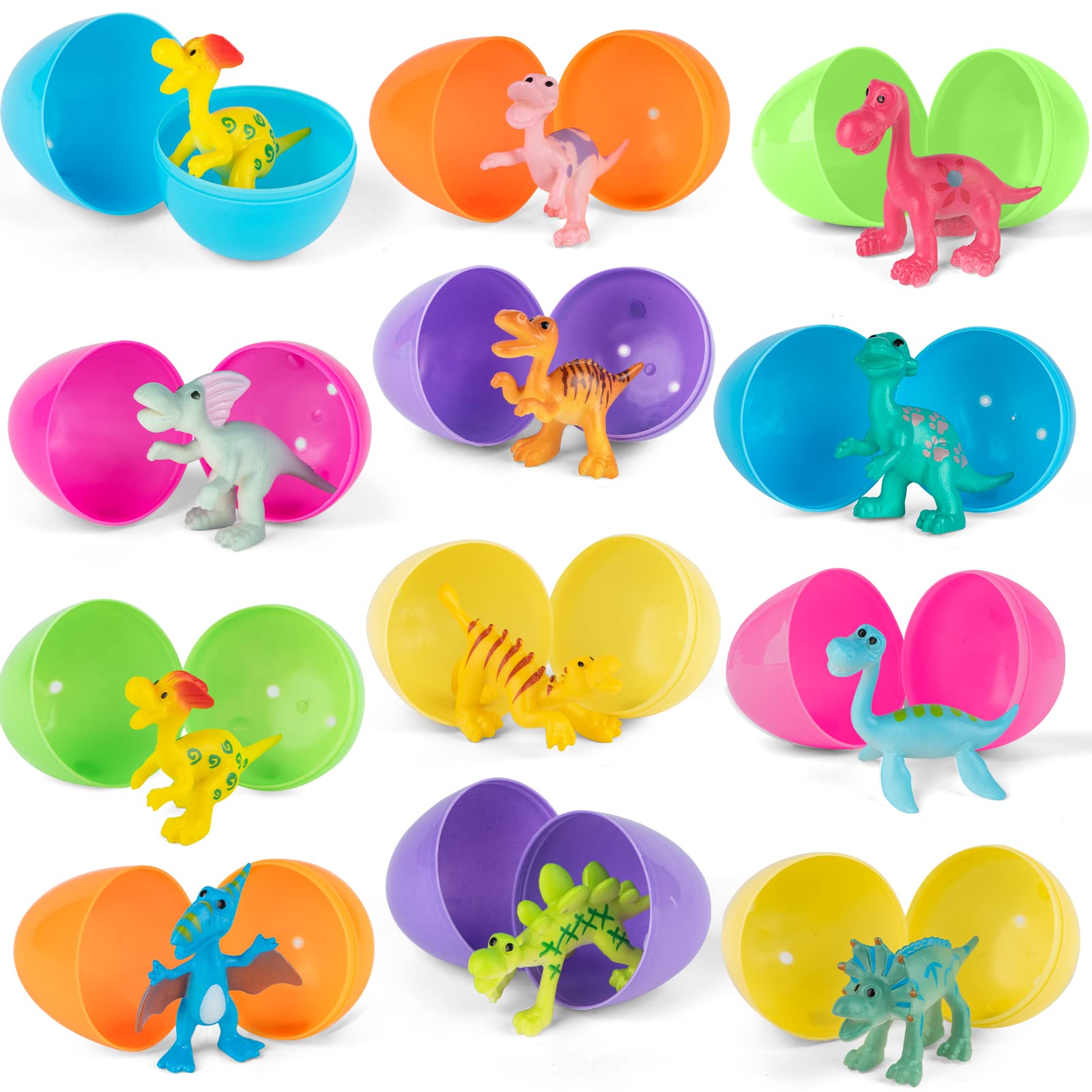 Mapixo prefilled Easter eggs include diverse dinosaurs for learning play
