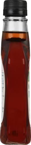 Maple Grove Farms amber syrup glass bottle highlights premium pantry staple