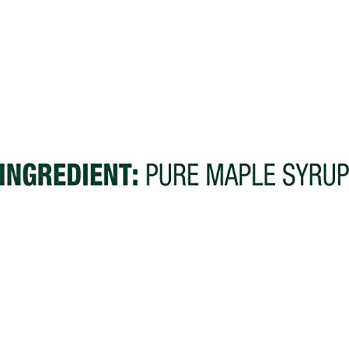 Maple Grove Farms Grade A maple syrup being poured over pancakes