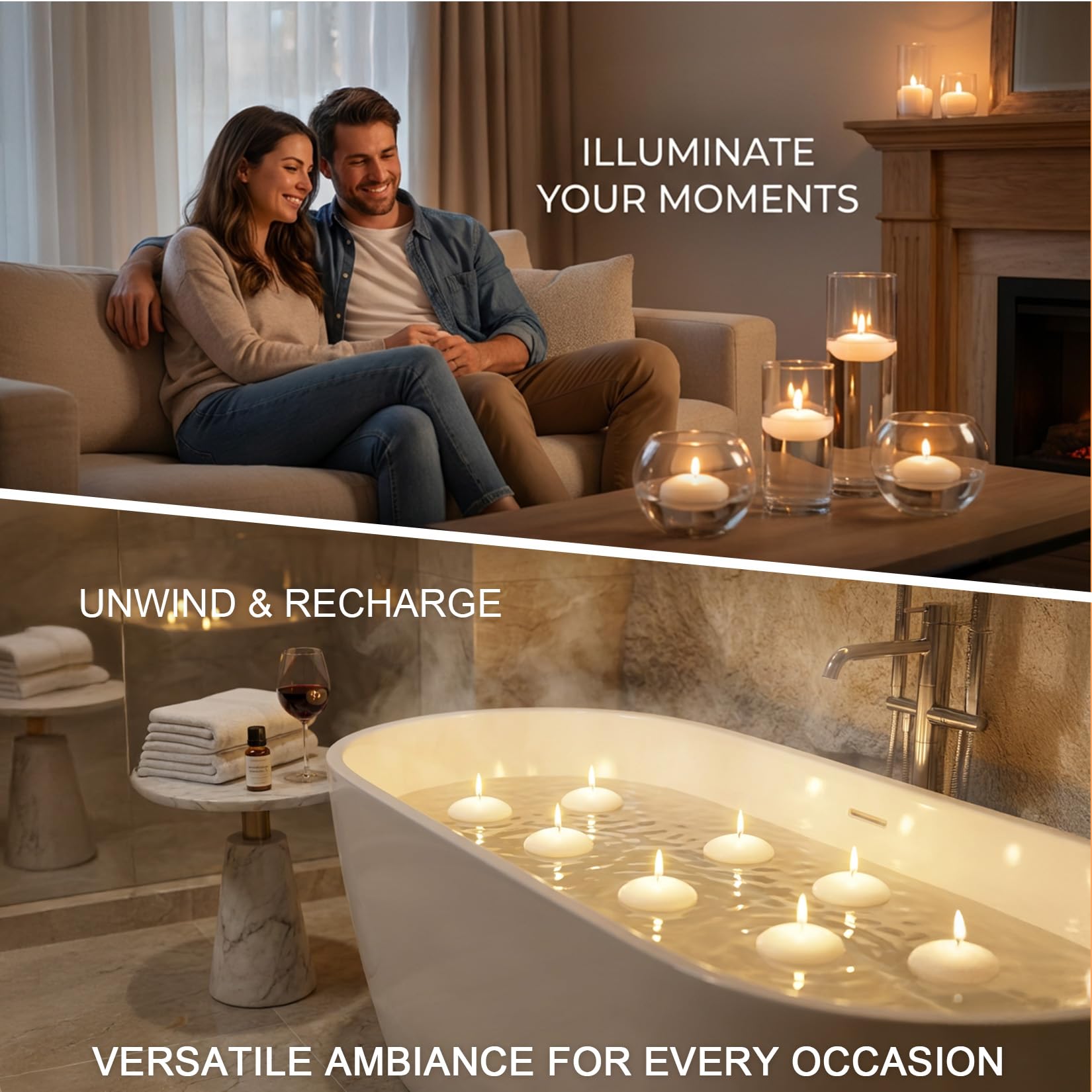 MAQIHAN wedding centerpiece candle adds romantic glow to celebrations.