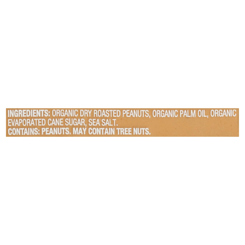 MaraNatha Organic Peanut Butter Label highlights organic ingredients for clean snacking.