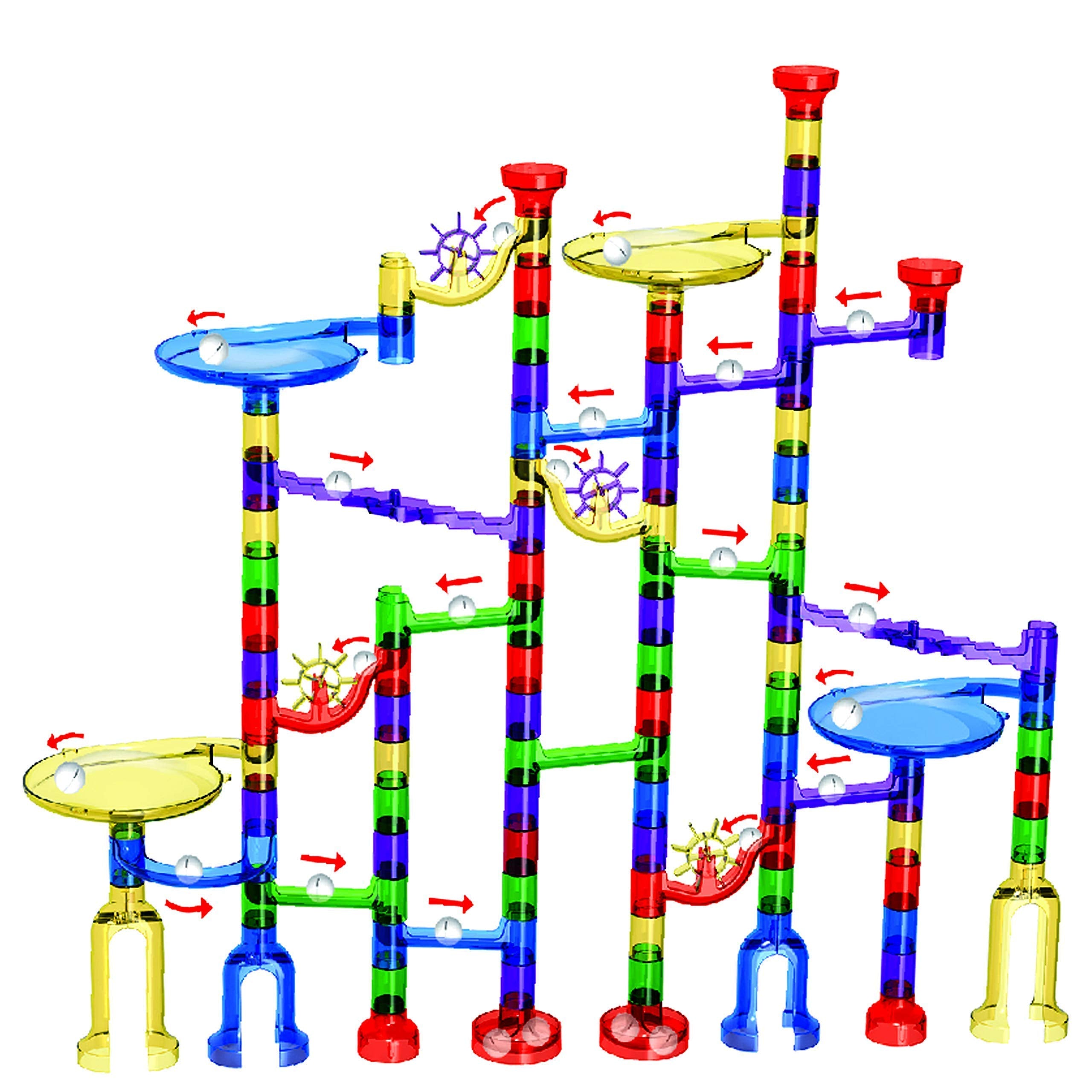 Marble Mania includes seventy-two marbles for varied play