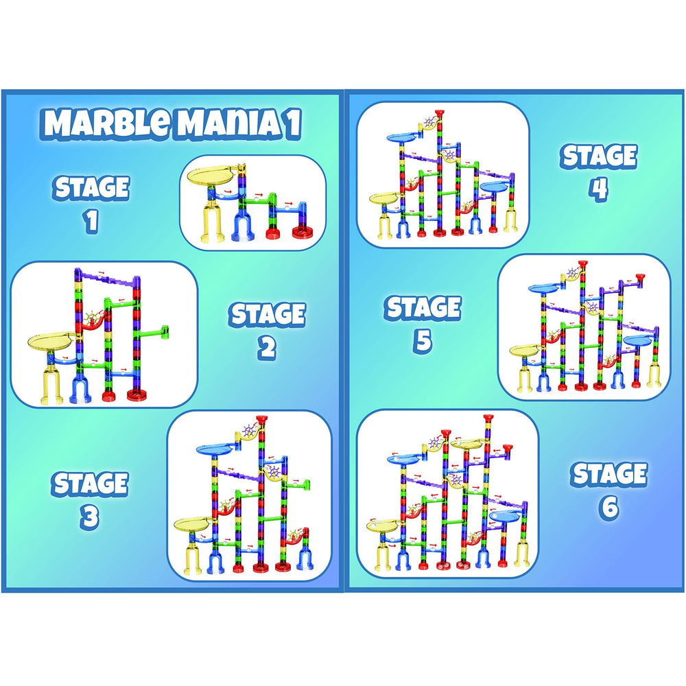 Marble Mania four build ideas guide to start play