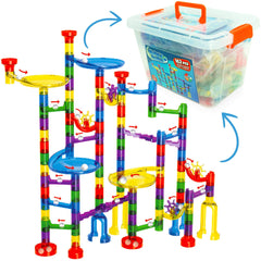 Marble Mania ninety-piece construction kit enabling creative builds