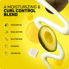 Marc Anthony Curl Cream label closeup with ingredient list