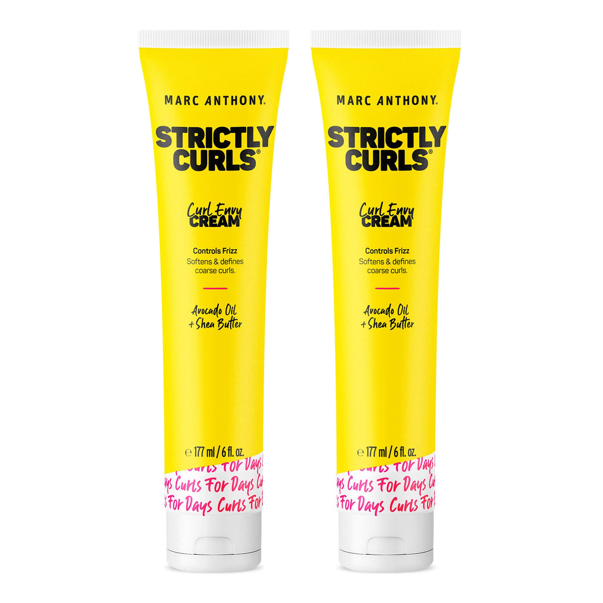 Marc Anthony Curl Cream jar with shea butter for defined curls