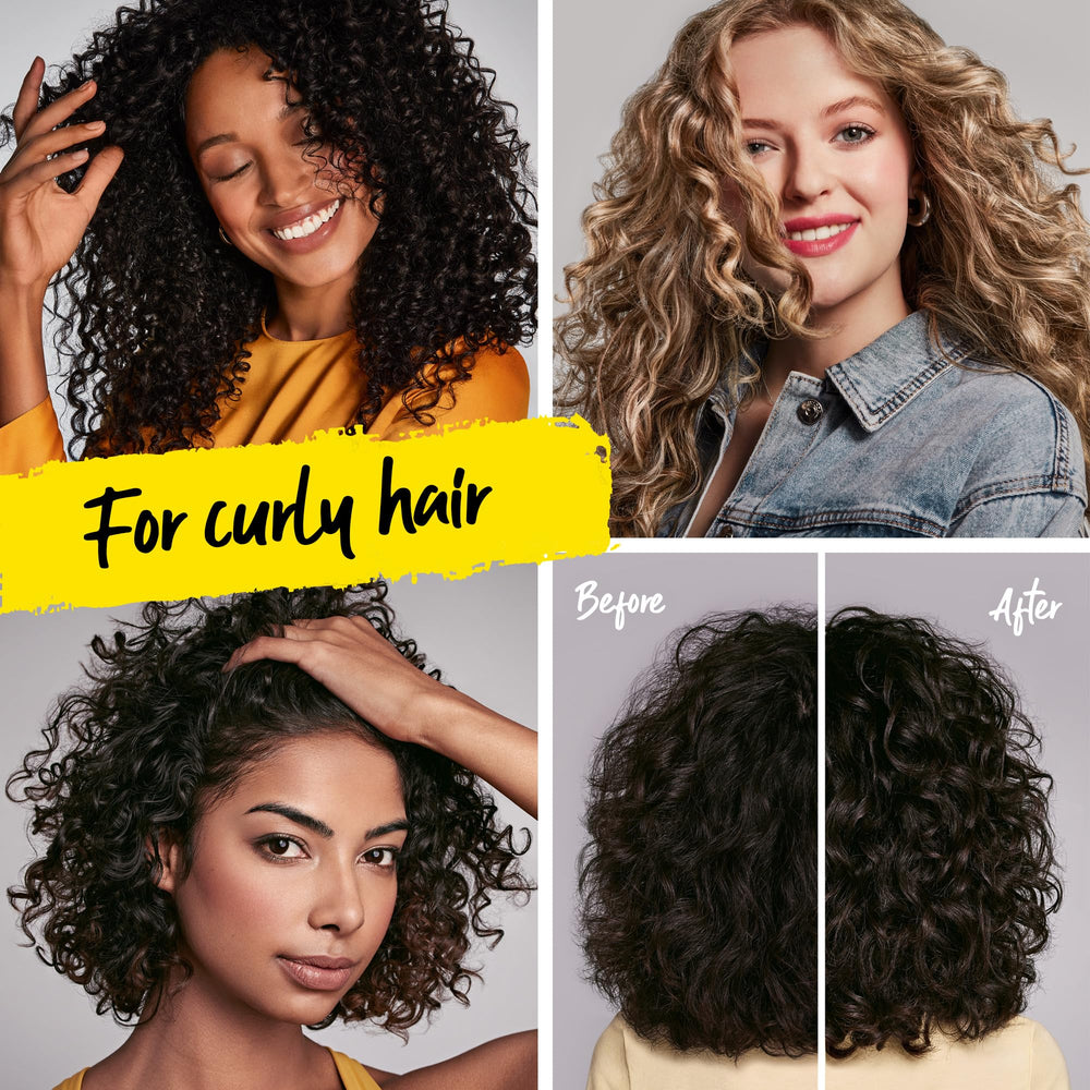 Label emphasizes sulfate-free and color-safe formula for dry damaged hair.