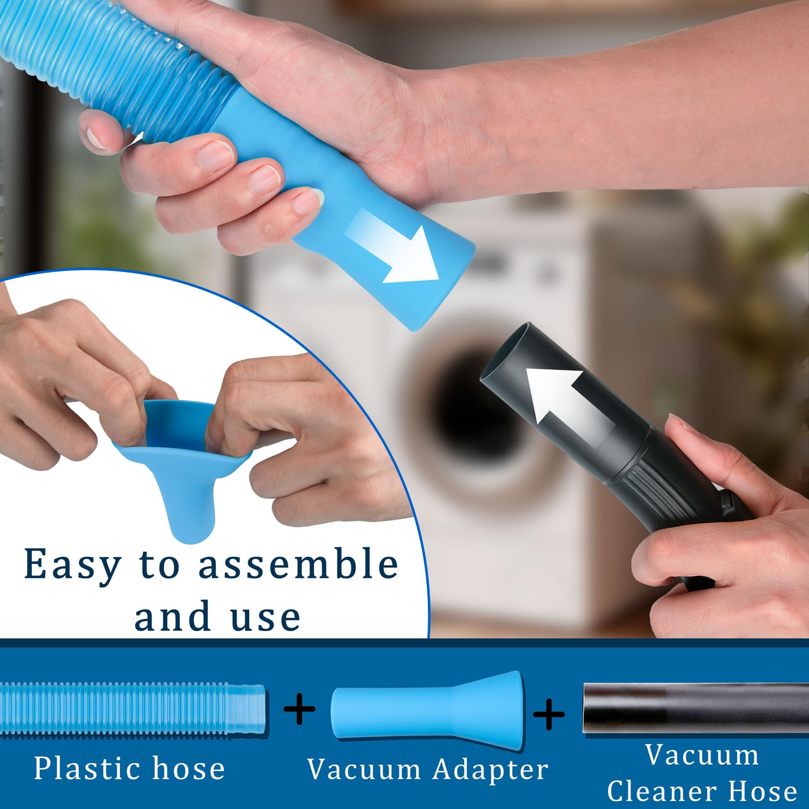 Marchio figurativo GG vacuum attachment attached to a vacuum for strong lint suction.