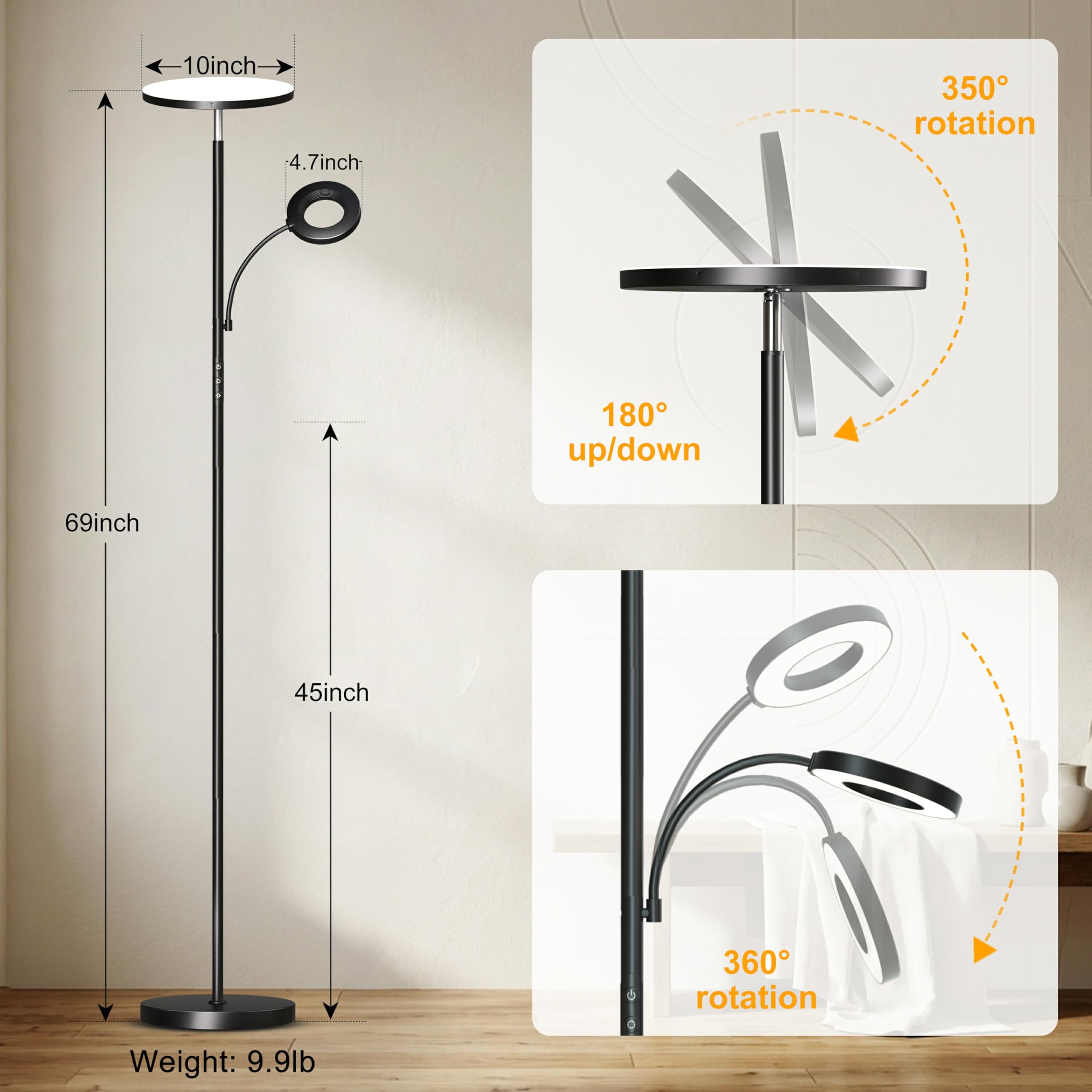 Marctronic lamp remote range reaches across rooms for convenience