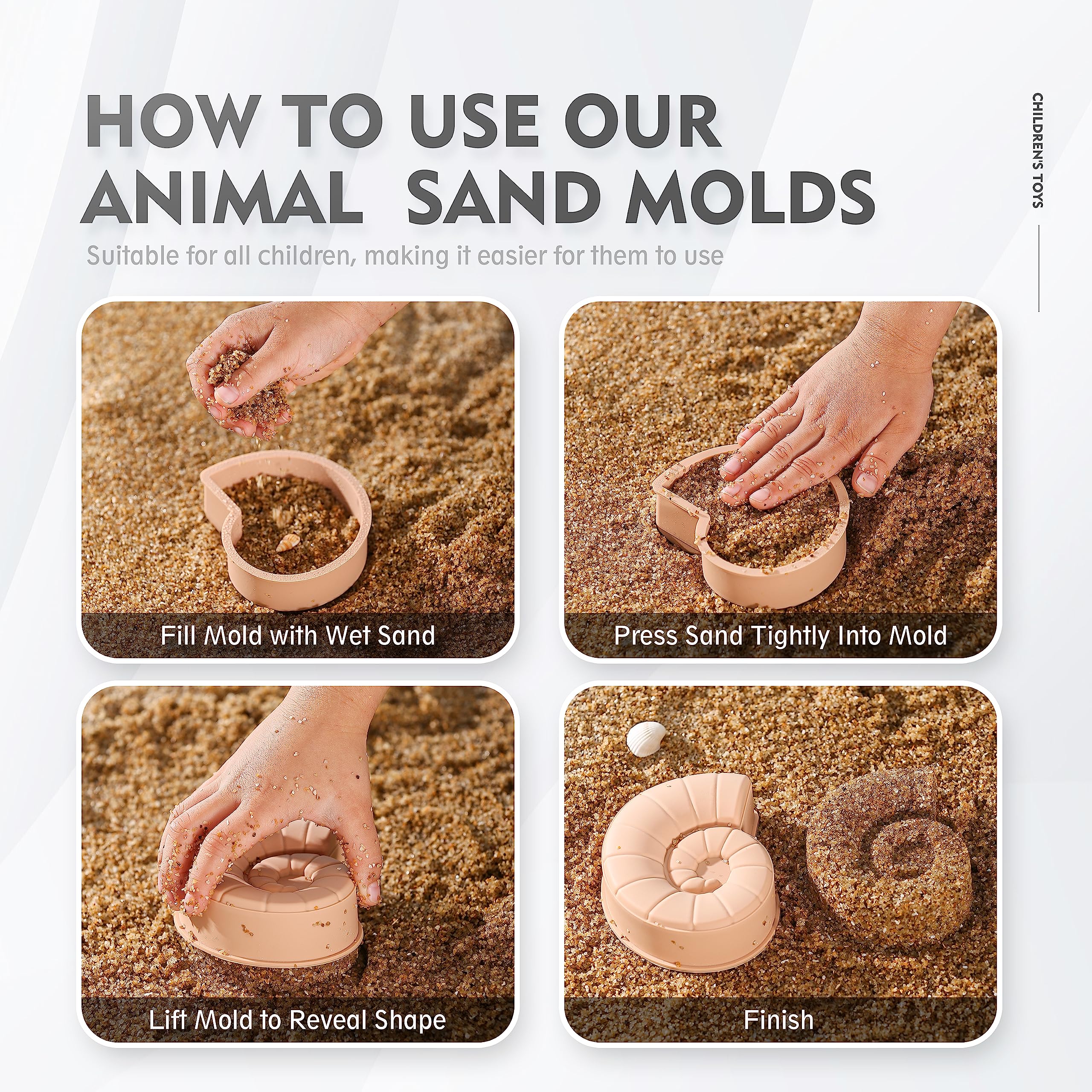 MarcZero dolphin sand mold with graceful curves