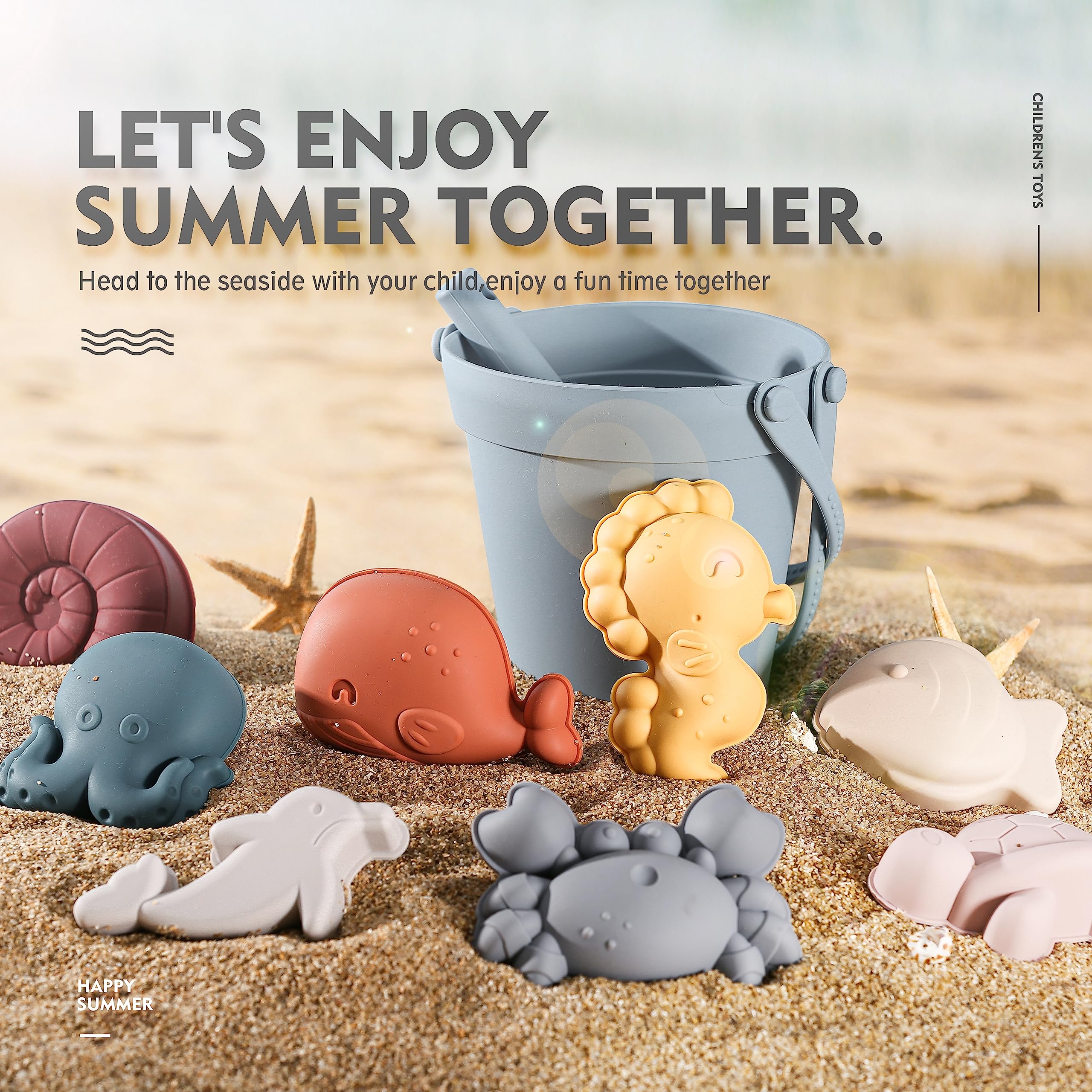 MarcZero turtle blue mold for kid-friendly sand figures