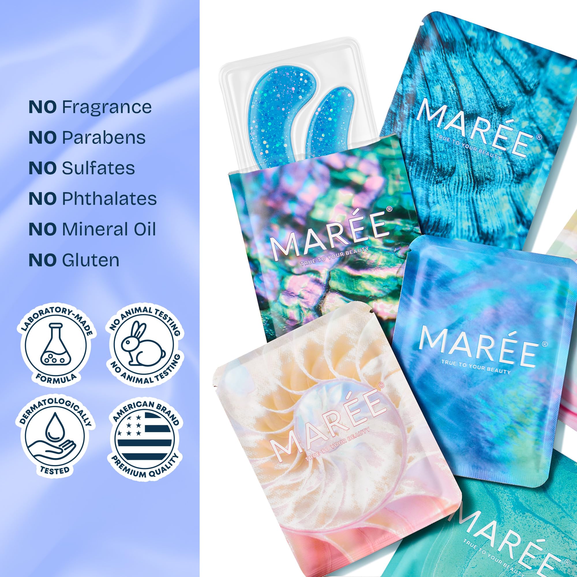 MAREE 12-pair pack offers regular at-home pampering sessions.